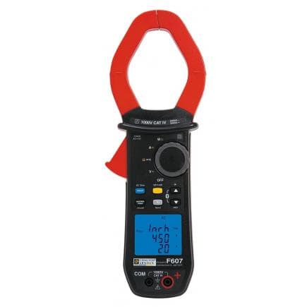 CHAUVIN ARNOUX P01120967 - F607 Pince multimètre numérique pour puissance et harmoniques 2000 A TRMS AC + DC