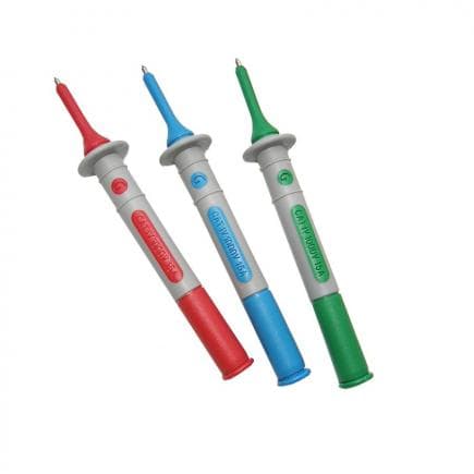 CHAUVIN ARNOUX P01101921 - 3 pointes ø 4 mm - (rouge, bleu et vert)