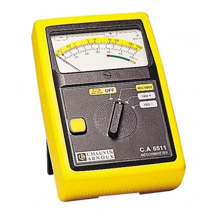 CHAUVIN ARNOUX P01140201 - CA 6511 Testeur d'isolement analogique 500V