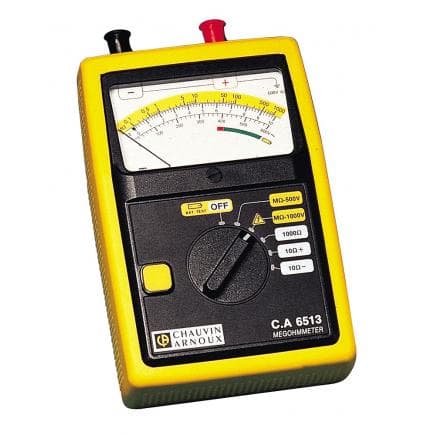 CHAUVIN ARNOUX P01140301 - CA 6513 Testeur d'isolement analogique 500V-1.000V