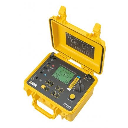 CHAUVIN ARNOUX P01139703 - 10TΩ megohmmeter at 5000V with graphic screen for direct display of curves C.A 6549