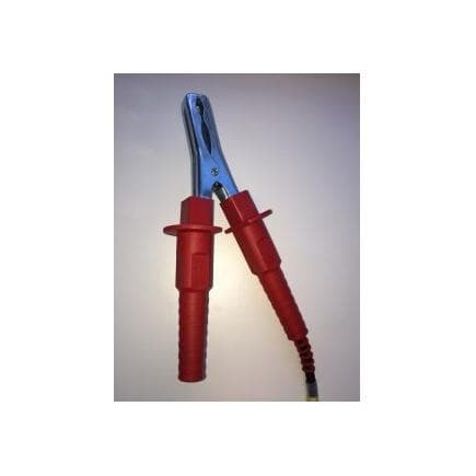 CHAUVIN ARNOUX P01295215 - Safety lead with red HV crocodile clip