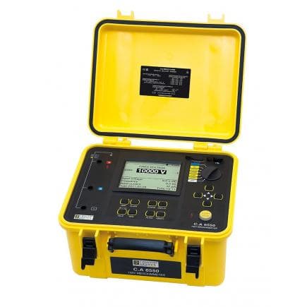 CHAUVIN ARNOUX P01139705 - 25 TΩ insulation tester at 10 kV C.A 6550