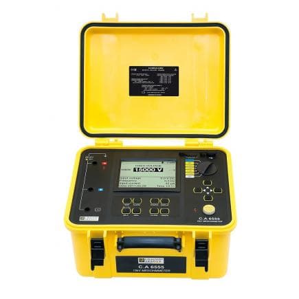 CHAUVIN ARNOUX P01139706 - 25 TΩ insulation tester at 15 kV C.A 6555