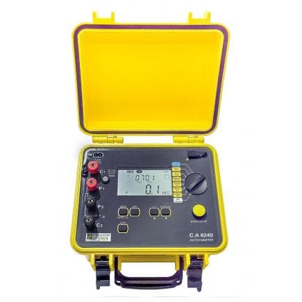 CHAUVIN ARNOUX P01143200 - Microhmmètre CA 6240 10A pour mesures de résistance de 5μΩ à 400Ω