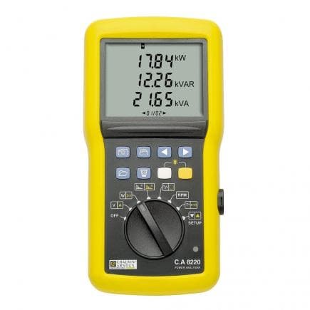 CHAUVIN ARNOUX P01160620 - CA 8220 Analyseur de puissance moteur électrique