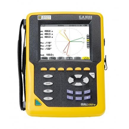 CHAUVIN ARNOUX P01160541 - CA 8333 Analyseur de réseau triphasé et qualité d'énergie professionnelle