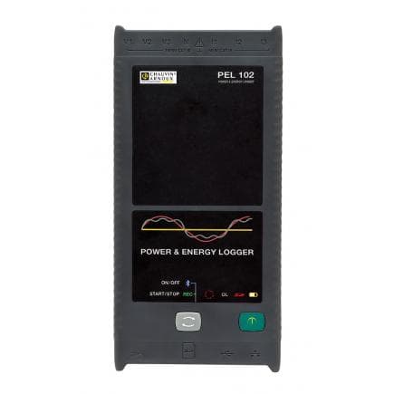 CHAUVIN ARNOUX P01157152 - PEL102 Enregistreur de puissance et d'énergie triphasé pour les mesures sur les systèmes DC, 50Hz, 60Hz et 400Hz sans...