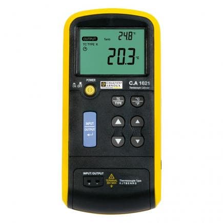 CHAUVIN ARNOUX P01654621 - CA 1621 Calibrateur de température pour thermocouples (J, K, T, E, R, S, B, N)