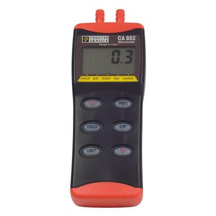 CHAUVIN ARNOUX P01184102 - 140-mbar digital manometer C.A 852