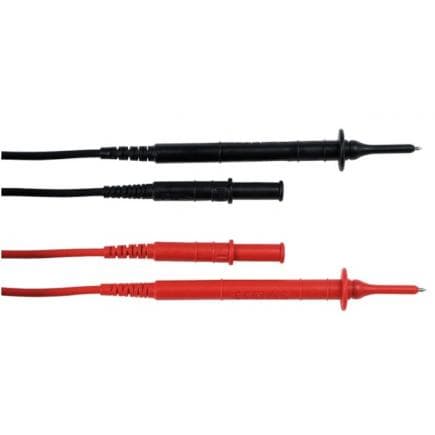 CHAUVIN ARNOUX P01295456Z - Cordon avec embout PVC Rouge / Noir