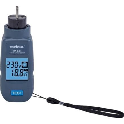 CHAUVIN ARNOUX MX0531 - MX531 - Testeur de prises 2P+T, Terre et RCD 30mA