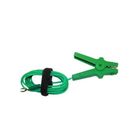 CHAUVIN ARNOUX P01295488 - Câble de terre vert 3m avec pince crocodile