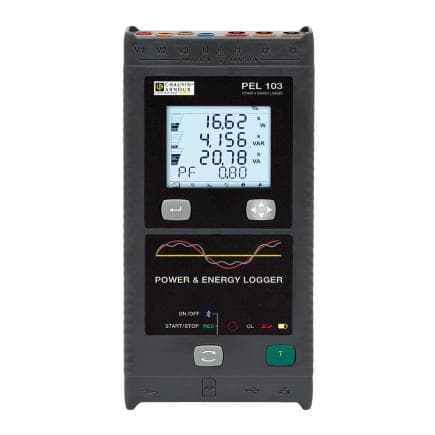 CHAUVIN ARNOUX 11-0000-417 - PEL103MA - Power Logger et MiniFLEX MA193 avec adaptateur secteur