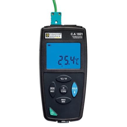 CHAUVIN ARNOUX P01654821 - 1821 - Thermomètre à 1 entrée K, J, T, E, N, R, S