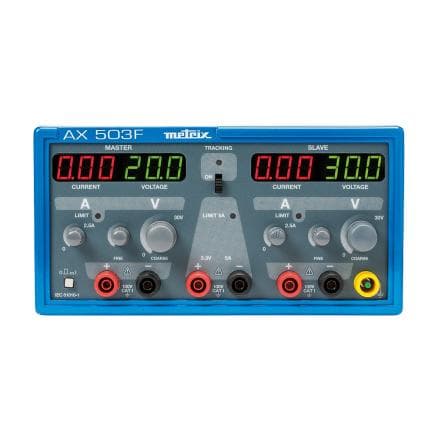 CHAUVIN ARNOUX AX0503F - AX503F - Alimentation stabilisée 2 x 30V/2.5A + 3.3V/5A