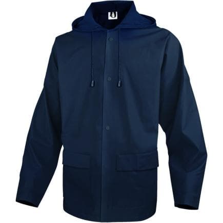 DELTA PLUS 900VESBMPT - Veste de pluie imperméable enduit PU sur textile renforcé, marine