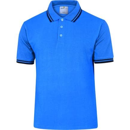 DELTA PLUS AGRABLGT - Polo coton manches courtes AGRA, bleu