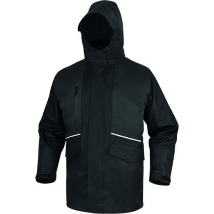 DELTA PLUS ALAS3NG3X - Parka 5 en 1 imperméable avec polaire amovible alaska3, Noir/gris