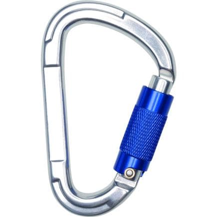 DELTA PLUS AM025X2V2 - Mousqueton très léger en aluminium à verrouillage automatique (2 pcs.)