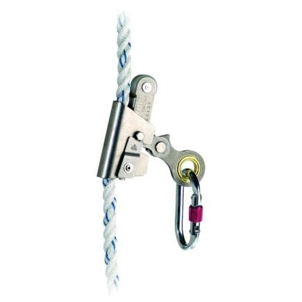 DELTA PLUS AN065 - Antichute coulissant léger et compact à utiliser sur des cordes toronnées de 14 mm