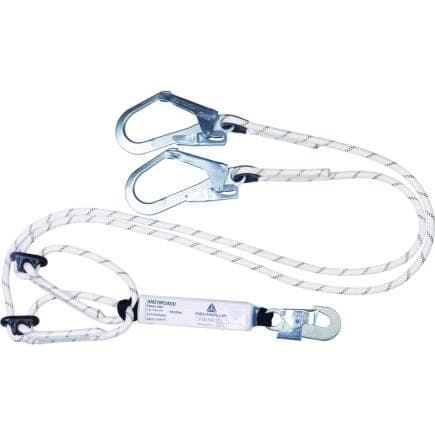 DELTA PLUS AN218R2ADD - Longe à absorbeur d'énergie dont la longueur est réglable