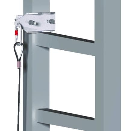 DELTA PLUS AN801 - Kit de fixation adaptable pour ligne de vie sur échelle