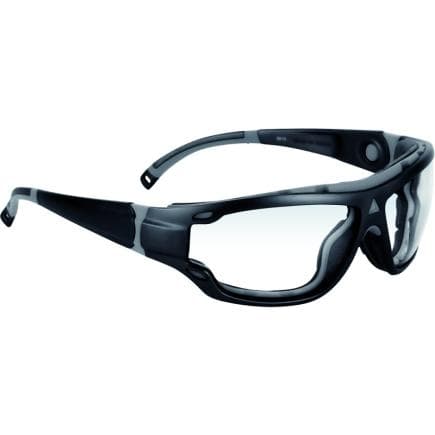 DELTA PLUS BLOW2IN - Lunettes de protection 2 en 1 incolore avec mousse de protection pour une utilisation avec branches ou strap