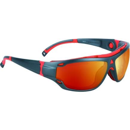 DELTA PLUS BLOW2MI - Lunettes de protection 2 en 1 finition mirror avec mousse de protection pour une utilisation avec branches ou strap