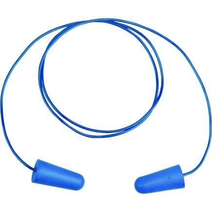 DELTA PLUS CONICDE200BL - Bouchons d’oreilles détectables en polyuréthane avec cordon plastique détectable (200 paires)