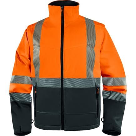 DELTA PLUS FASTOR5X - Softshell stretch 2 en 1 avec manches amovibles combinable fast orange