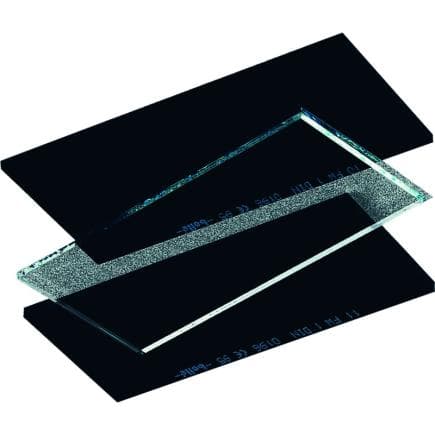 DELTA PLUS FILTERIN - Lot de 5 écrans polycarbonate incolore, 108 x 51 mm