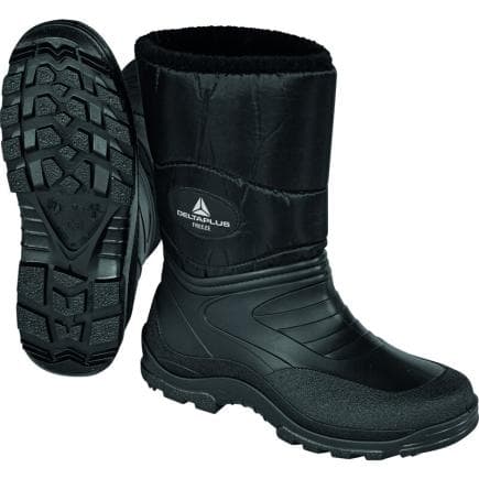 DELTA PLUS FREEZNO41 - Demi-botte à la fourrure épaisse pvc freeze noir