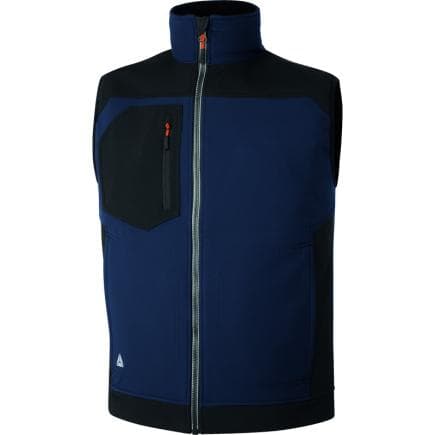 DELTA PLUS HOLENMNPT - Gilet sans manches stretch, coupe-vent et déperlant holen marine/noir