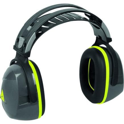 DELTA PLUS INTERGR2 - Casque antibruit avec double arceau plastique, gris