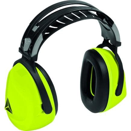 DELTA PLUS INTERJAFL2 - Casque antibruit avec double arceau plastique, jaune