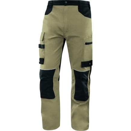 DELTA PLUS M5PA3BN3X - Pantalon de travail coupe loose beige/noir