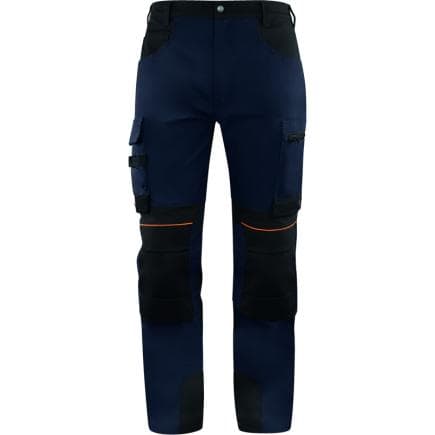 DELTA PLUS M5PA3STRMN3X - Pantalon de travail stretch coupe regular marin/noir