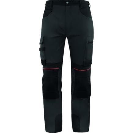 DELTA PLUS M5PA3STRGNGT - Pantalon de travail stretch coupe regular gris/noir