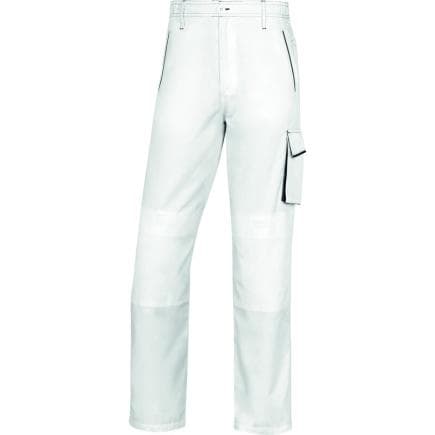 DELTA PLUS M6PANBCXX - Pantalon panostyle blanc/gris