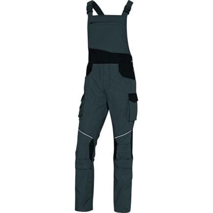 DELTA PLUS MCSA2GNXG - Salopette de travail coupe regular multipoche, noir