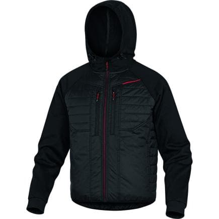 DELTA PLUS MOOVENRGT - Blouson coupe-vent moove, noir/rouge