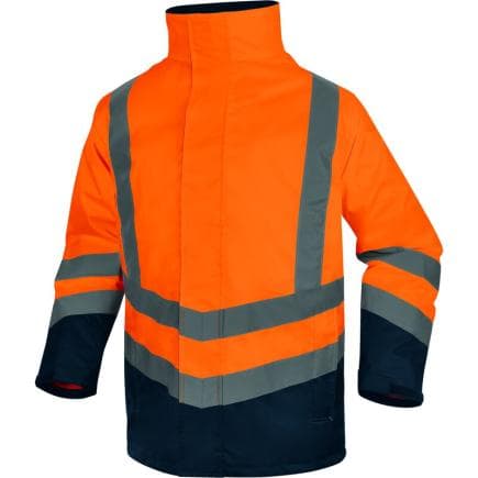 DELTA PLUS OPTI3OMTM - Parka 5 en 1 imperméable et chaude optimum3, orange/marine bleu
