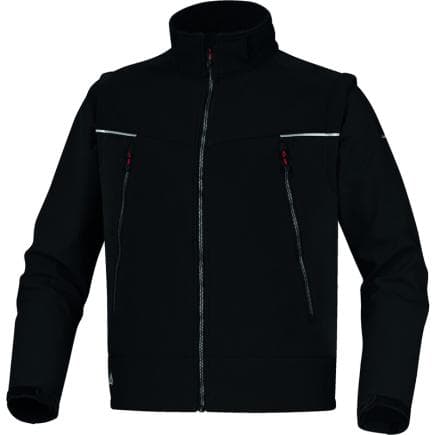 DELTA PLUS ORSANO3X - Veste Softshell stretch 2 en 1 orsa, noir