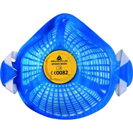 DELTA PLUS M1200SM15 - Masque respiratoire jetable ou réutilisable P2 avec valve (5 pcs.)