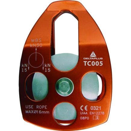 DELTA PLUS TC005 - Poulie a flasque oscillants