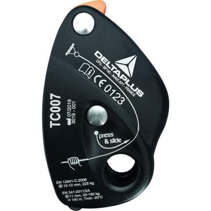 DELTA PLUS TC007 - Descendeur autobloquant sur corde multifonction