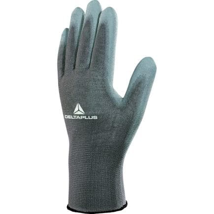DELTA PLUS VE702PGS09 - Gants tricotés pes/pu, gris
