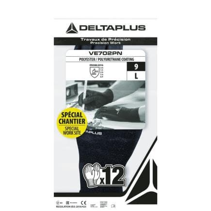 DELTA PLUS VE702PNG1210 - Gant mécanique (12 paires)