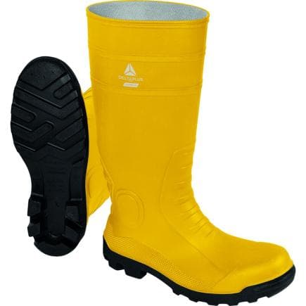 DELTA PLUS COPPES5JA43 - Botte de sécurité légère et polyvalente COPPER S5 FO JAUNE-NOIR